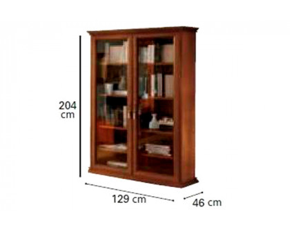 Camelgroup - Nostalgia Day 2-Door Bookcase in Walnut