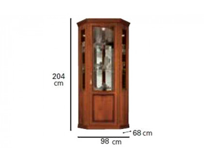 Camelgroup Nostalgia Day Corner Column - Walnut