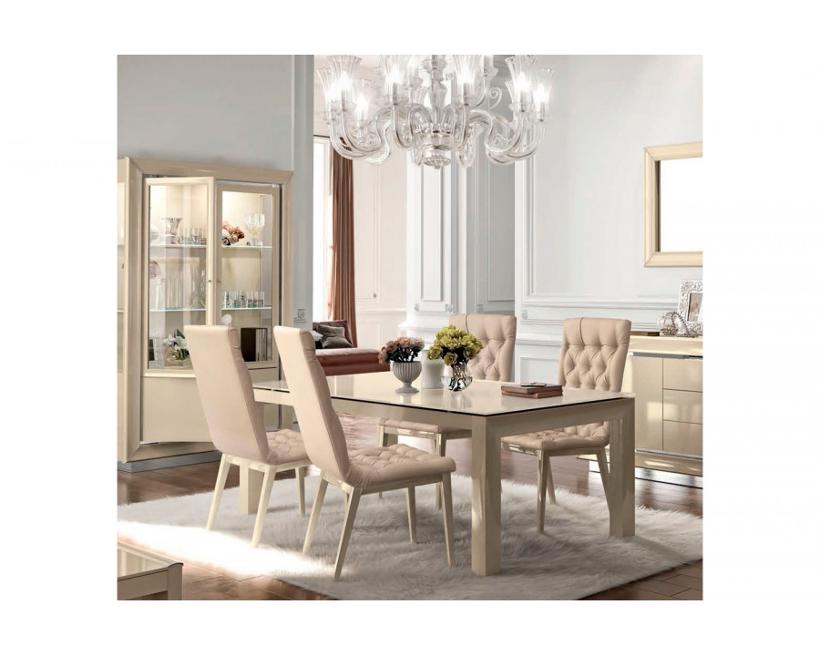 Camelgroup - La Star Day Dining Table with 2 Extensions in Ivory