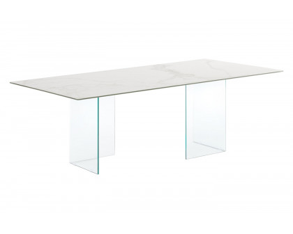 Casabianca - Miami Dining Table with Clear Base