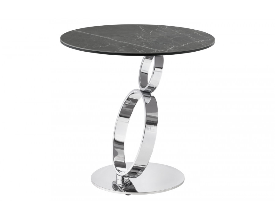 Casabianca Satelite End Table - Gray, Porcelain