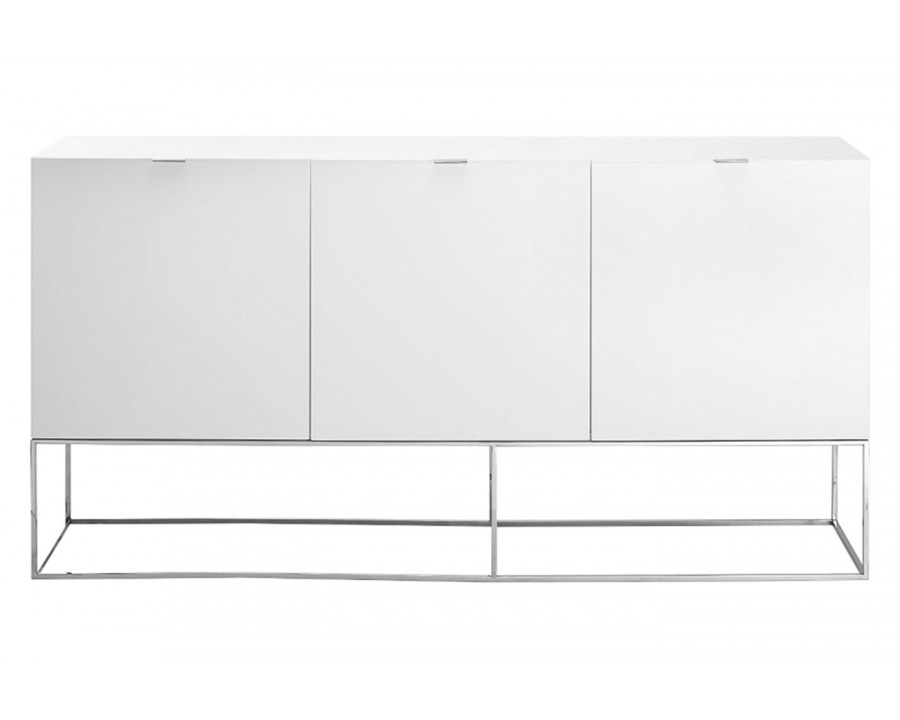 Casabianca Vizzione Buffet with Storage - White, MDF