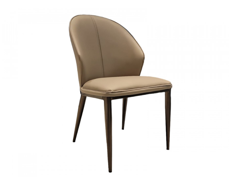 Casabianca - Totem Dining Chair in Taupe, PU-Leather