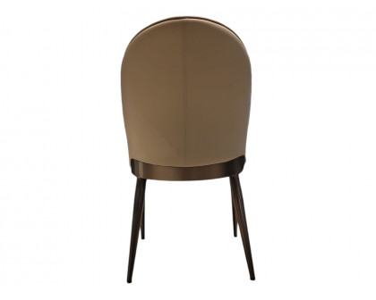 Casabianca - Totem Dining Chair in Taupe, PU-Leather