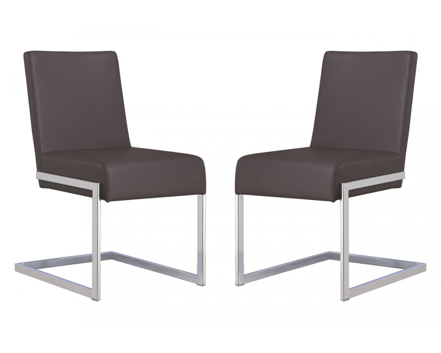 Casabianca Fontana Dining Chair - Gray, PU-Leather