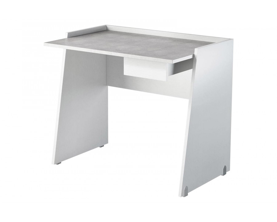 Casabianca - Marco Office Desk with Storage in Light Gray, MDF