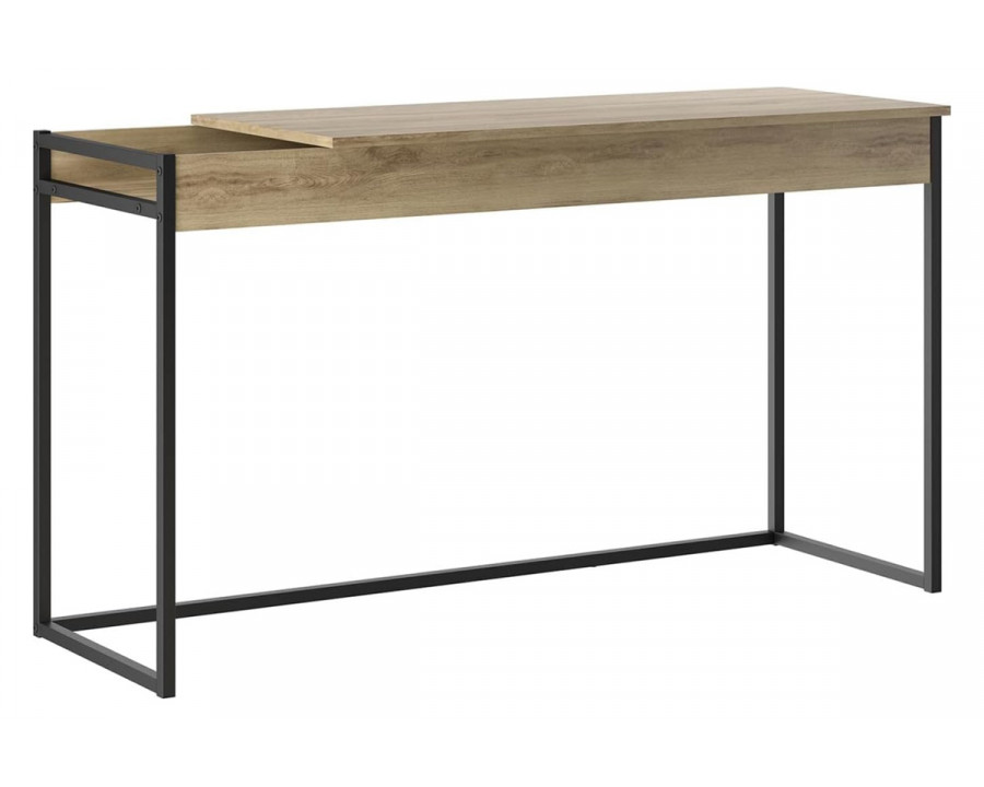 Casabianca Noa Office Desk with Storage - Oak, Chipboard