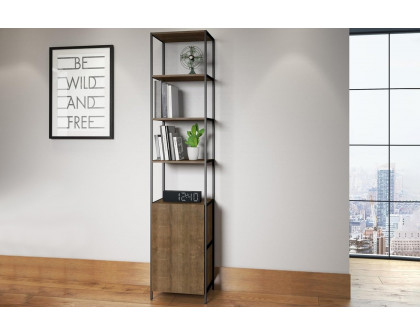 Casabianca - Clark Bookcase in Walnut, MDF