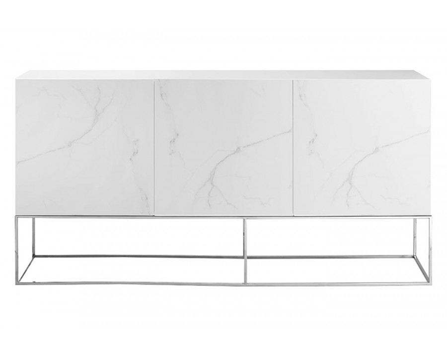 Casabianca Vizzione Buffet with Storage - Off White, Porcelain