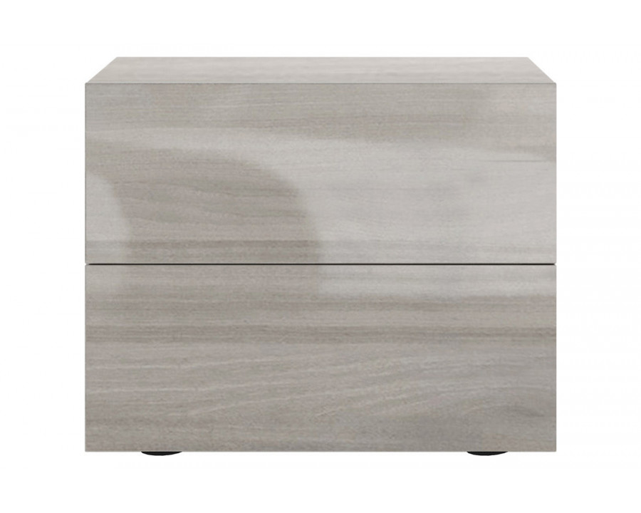 Casabianca Ayla Nightstand - Light Gray Oak, MDF