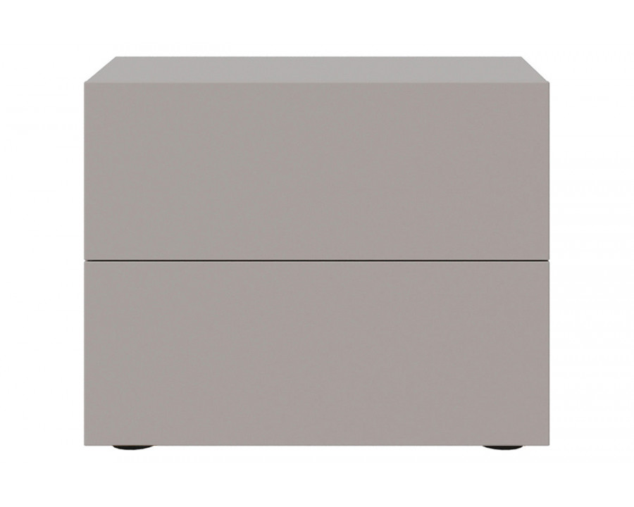 Casabianca Ayla Nightstand - Taupe, MDF