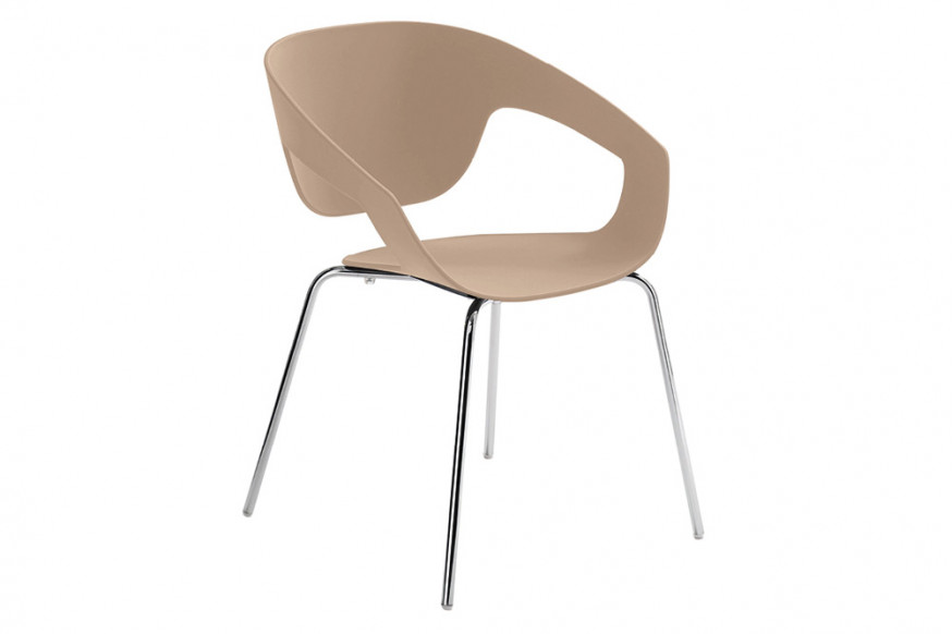 Casamania™ Vad Stackable Polypropylene Chair - Beige