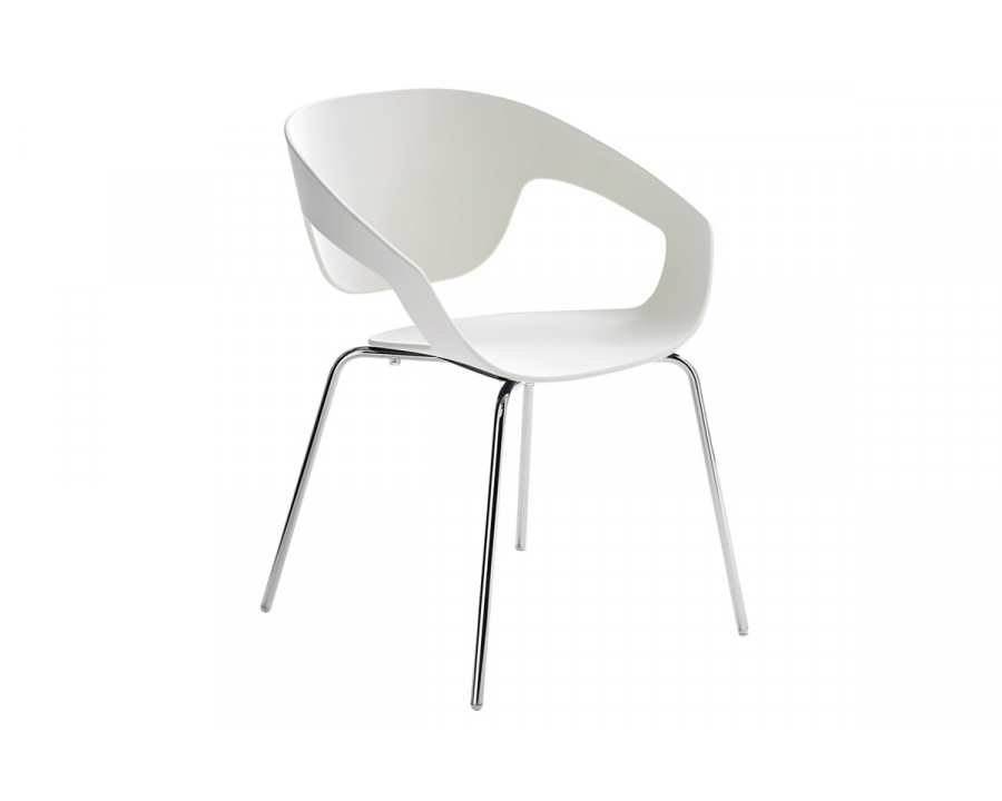 Casamania Vad Stackable Polypropylene Chair - White