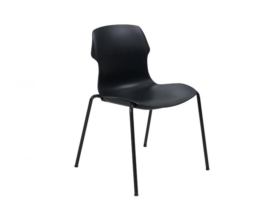 Casamania Stereo Stackable Polypropylene Chair Frontally Upholstered - Fabric Exсlusive