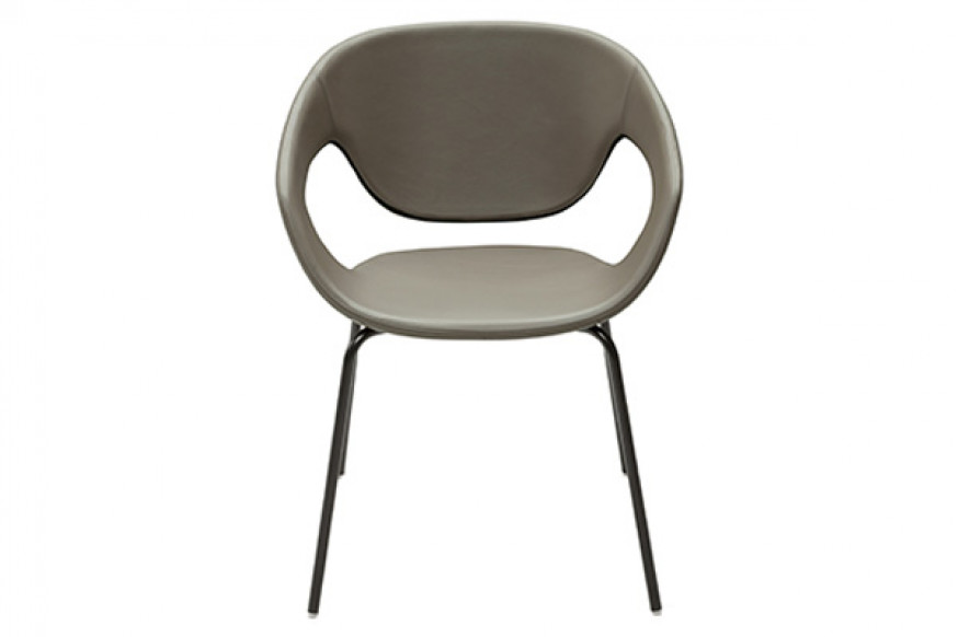 Casamania™ Vad Stackable Upholstered Chair - Leather Major