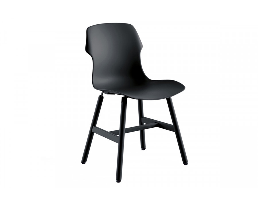 Casamania Stereo Metal Polypropylene Chair - Black