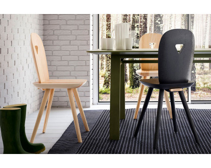 Casamania™ Wooden Dining Chair - Black