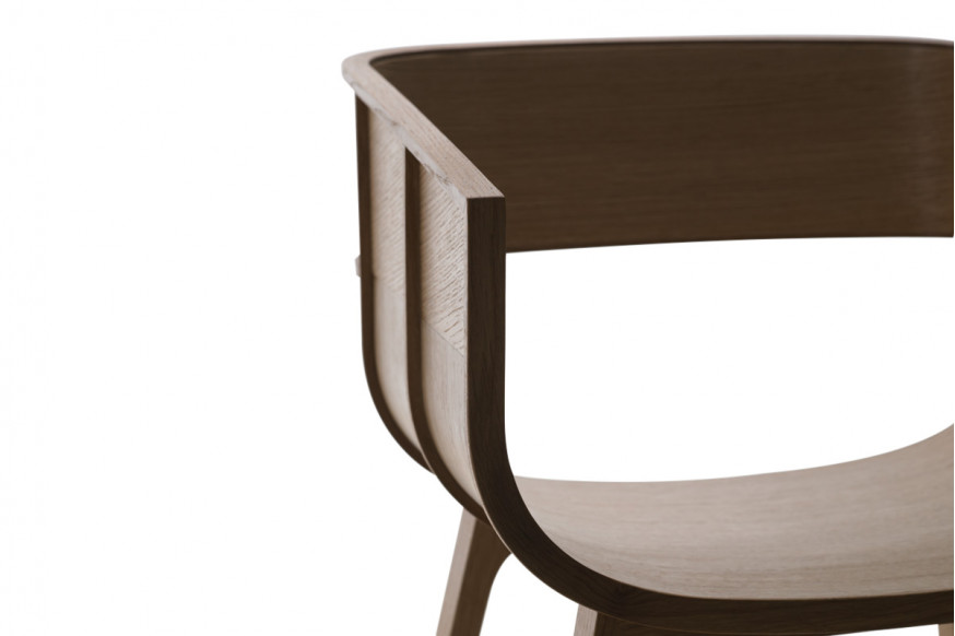 Casamania™ Maritime Wooden Dining Chair - Walnut