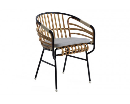 Casamania™ Raphia Rattan Chair - White