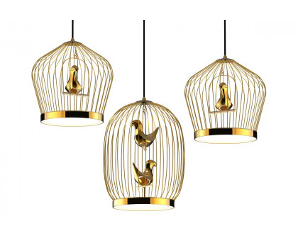 Casamania Twee T. Small Suspension Lamp - Gold, 220V