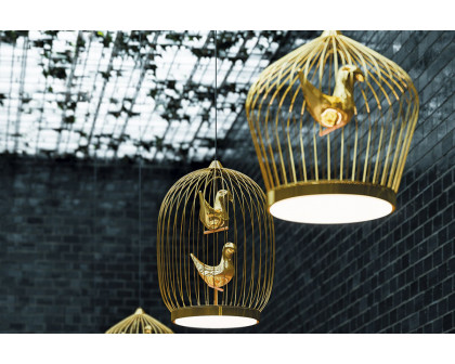 Casamania Twee T. Small Suspension Lamp - Gold, 220V