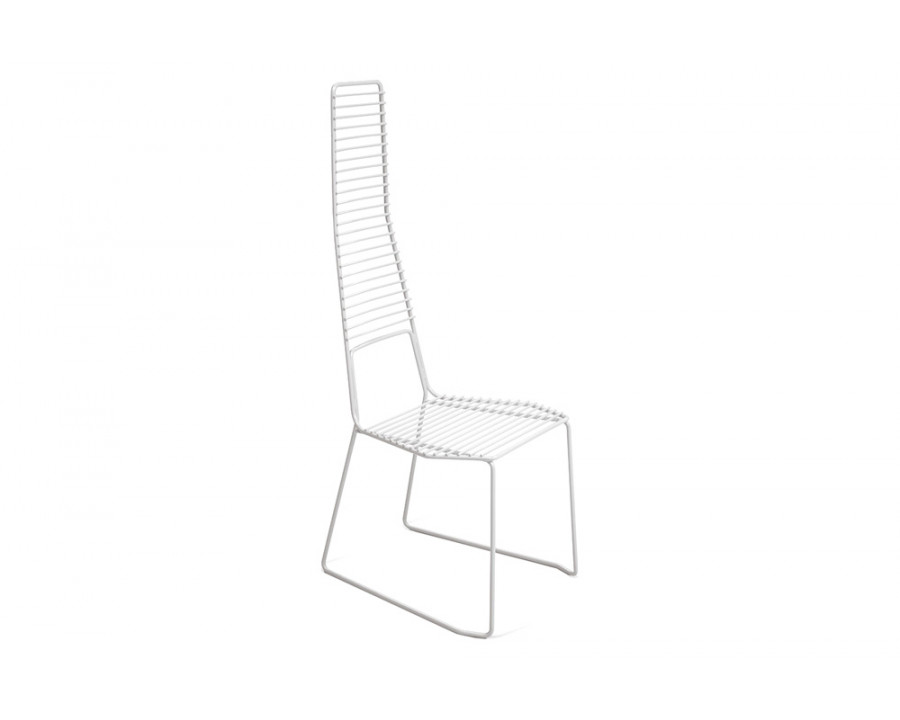 Casamania Alieno High Outdoor Chair with High Backrest - White