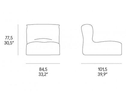 Casamania Morfino & Morfino Lounge - Fabric Basic