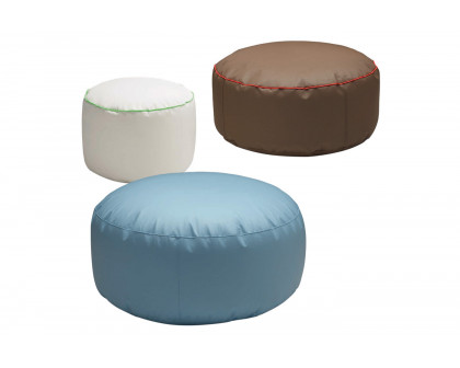 Casamania Pollon Small Ottoman - Faux Leather