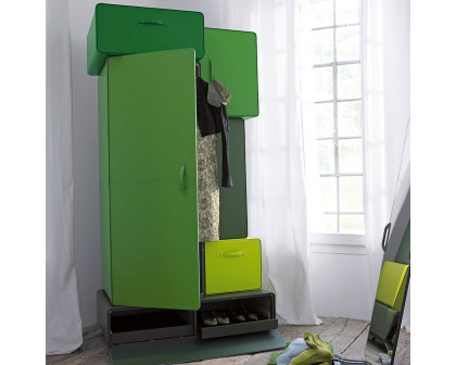 Casamania Valises Wardrobe - Nuances of Green