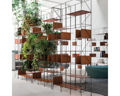 Casamania Network Bookshelf - Black Structure