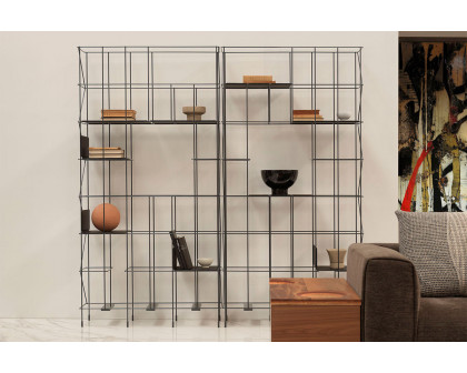 Casamania Network Bookshelf - Black Structure