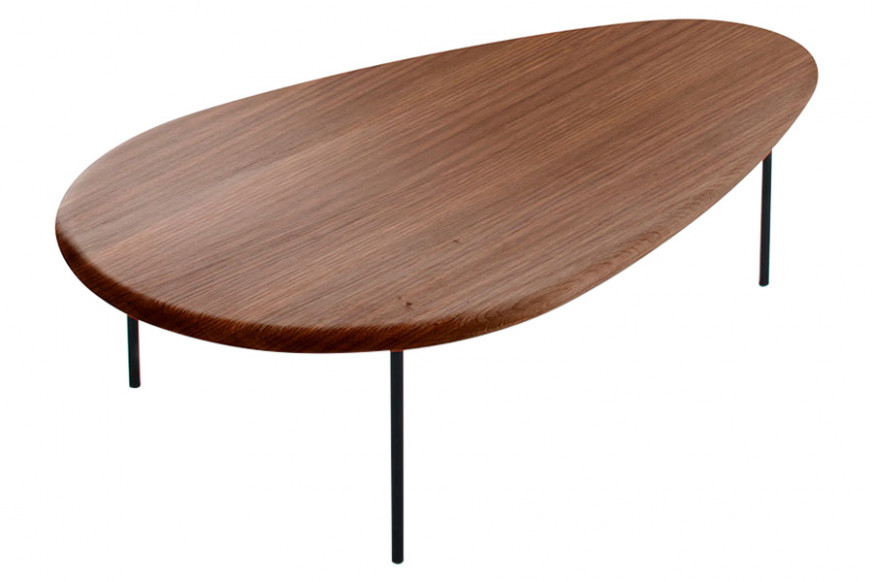 Casamania™ Lily Wood Coffee Table - Walnut