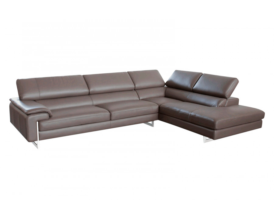 Castello - Buonarroti Right Facing Sectional in Full Top Grain Leather