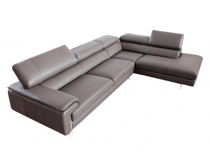 Castello - Buonarroti Right Facing Sectional in Full Top Grain Leather