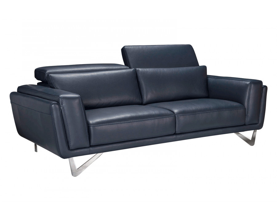 Castello - Trieste Stationary Loveseat in Full Top Grain Leather