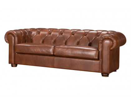 Castello - Perugia Stationary Sofa in Full Top Grain Leather