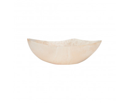 Chelsea House Bucolic Oval Bowl - Pink/Cream, Small