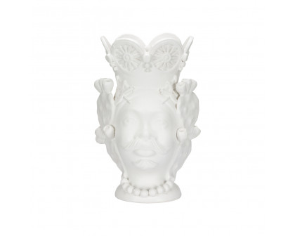 Chelsea House - Omar Male Head in Matte White