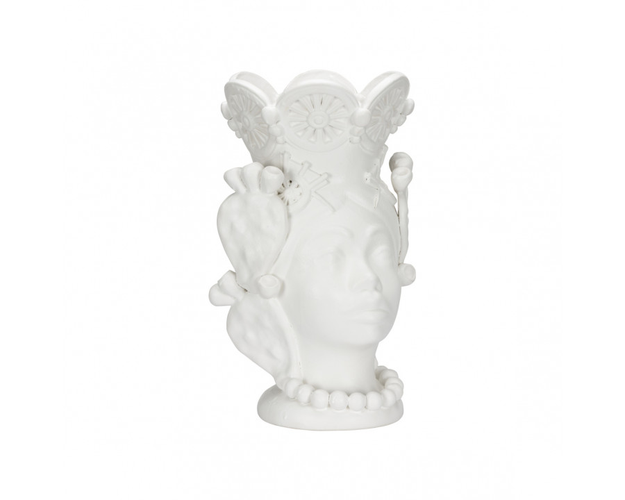 Chelsea House - Fatima Female Head in Matte White