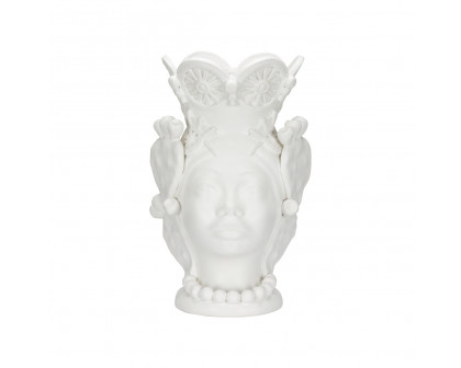 Chelsea House - Fatima Female Head in Matte White