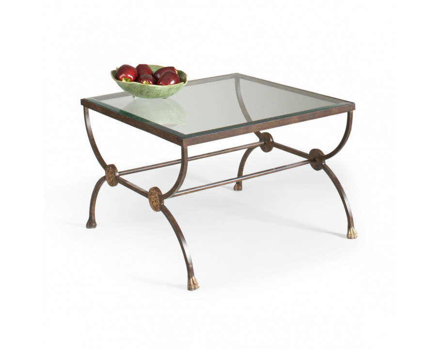 Chelsea House - Martin Square Cocktail Table in Bronze/Gold