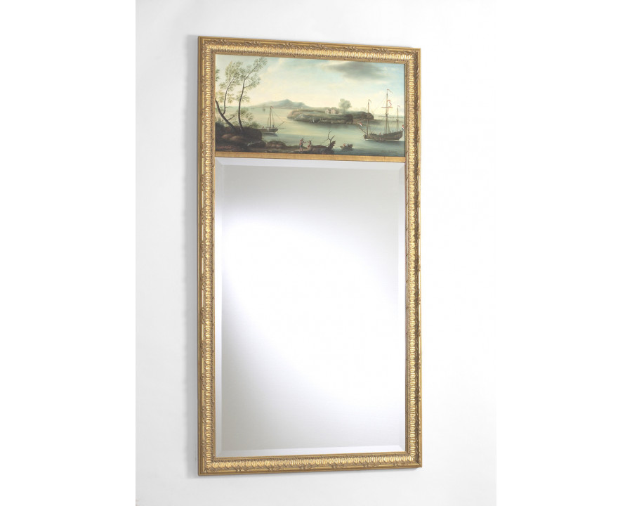 Chelsea House - Classic Trumeau-Island With Mirror in Gold Frame