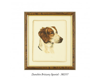 Chelsea House - Danchin Pointer in Brown/Gold Frame