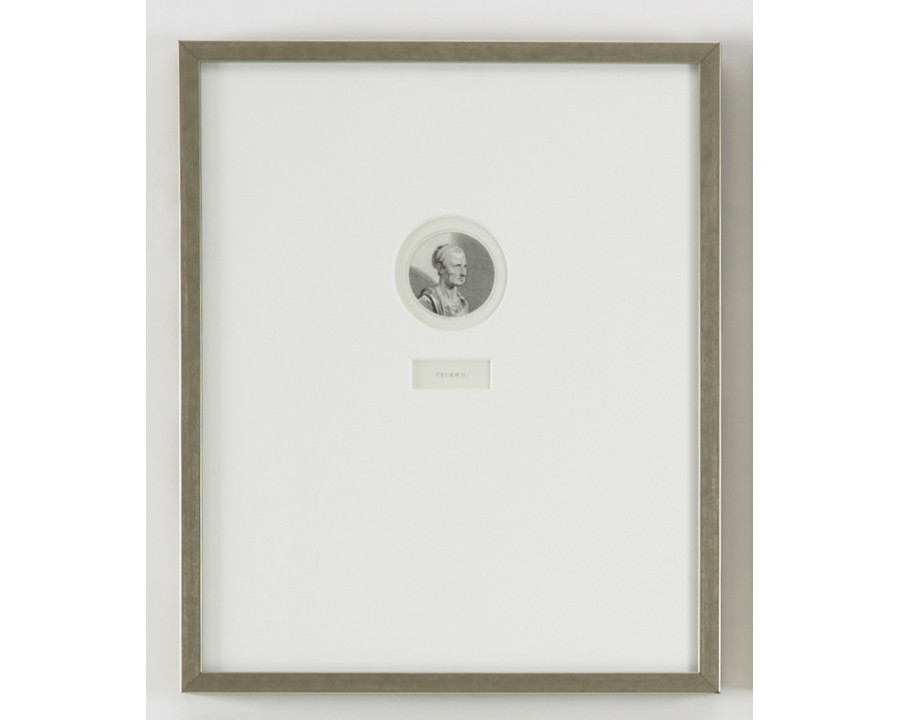 Chelsea House - Cicero Painting in Antique Silver Frame