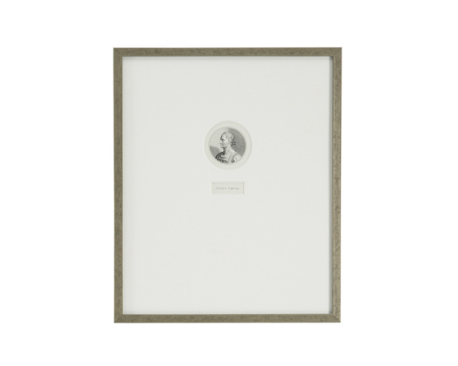 Chelsea House - Julius Caesar in Antique Silver Frame