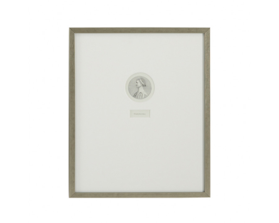 Chelsea House - Cleopatra Painting in Antique Silver Frame