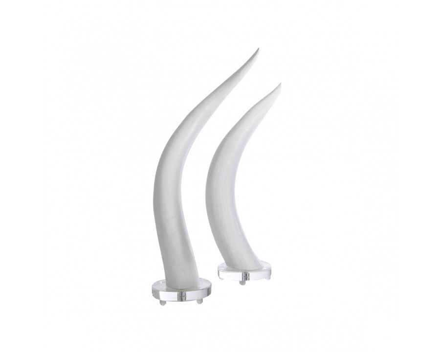 Chelsea House Horns (S2) - White, Composite