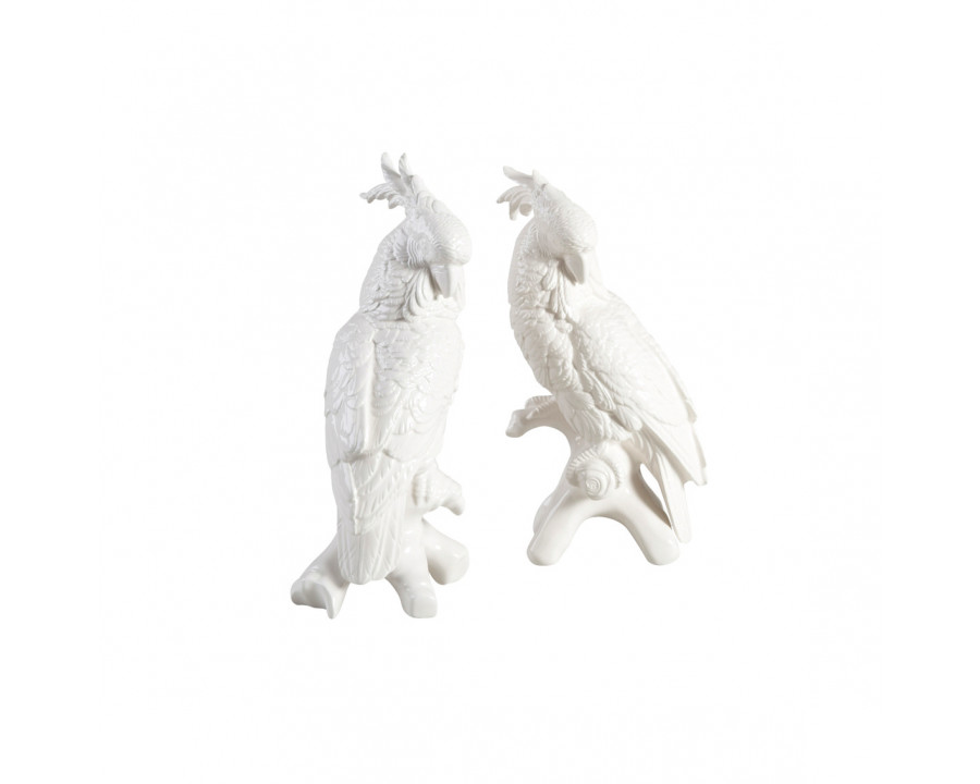 Chelsea House - Cockatoos (Pr) 2 Type in Italian, Ceramic