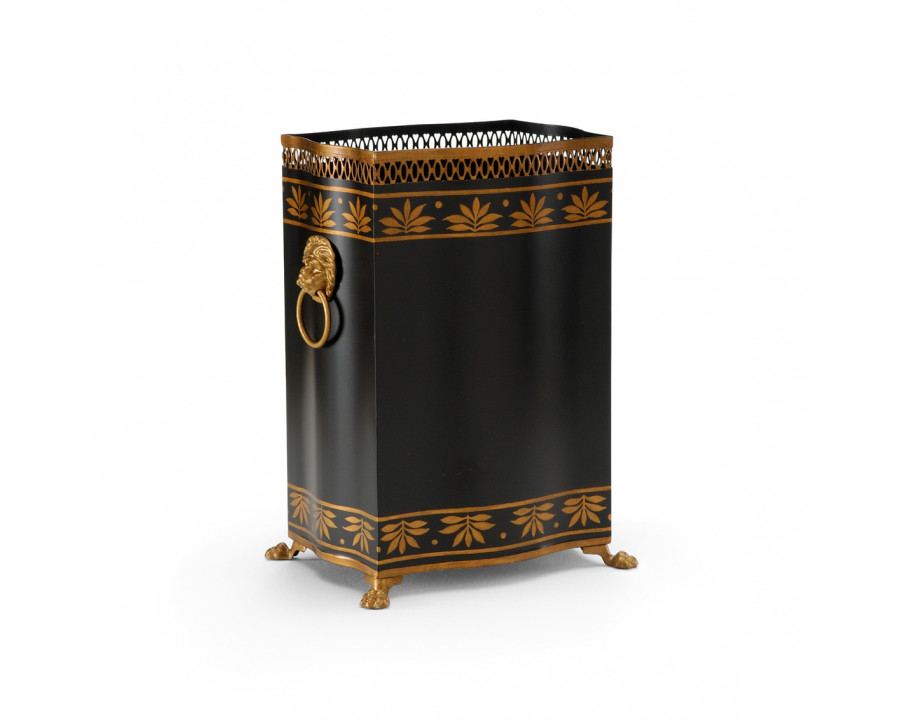 Chelsea House Carlton Wastebasket - Black