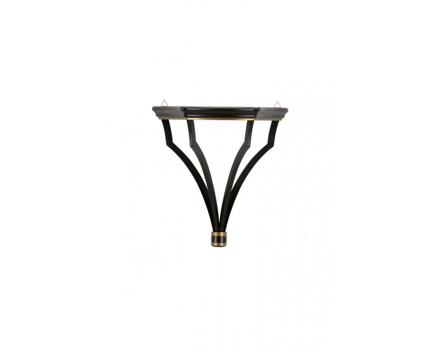 Chelsea House Sheraton Bracket - Black/Gold, Large